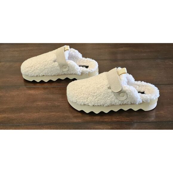 Women's SOREL VIIBE Clog Cozy Size 7 1/2 Mule Bleached Ceramic Brand New In Box - Picture 2 of 10